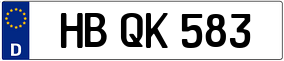 Truck License Plate